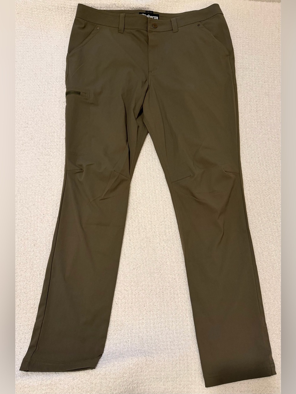 Sherpa Adventure Gear Pants Size 36 Green Hiking Trekking UPF 50+